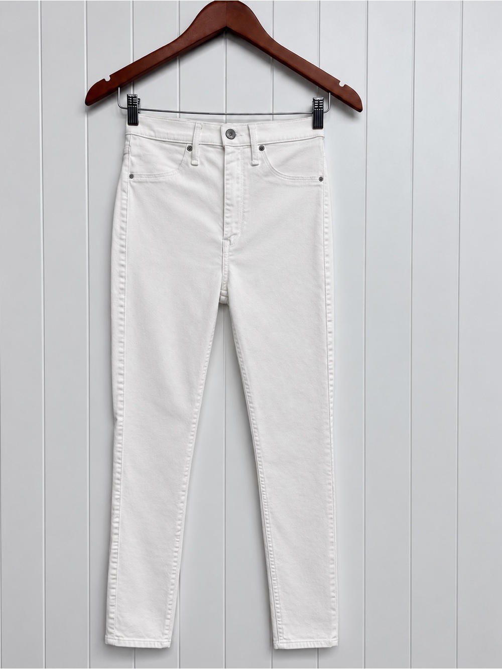 Abercrombie & Fitch Ultra High Rise Jean Leggings White Size 26